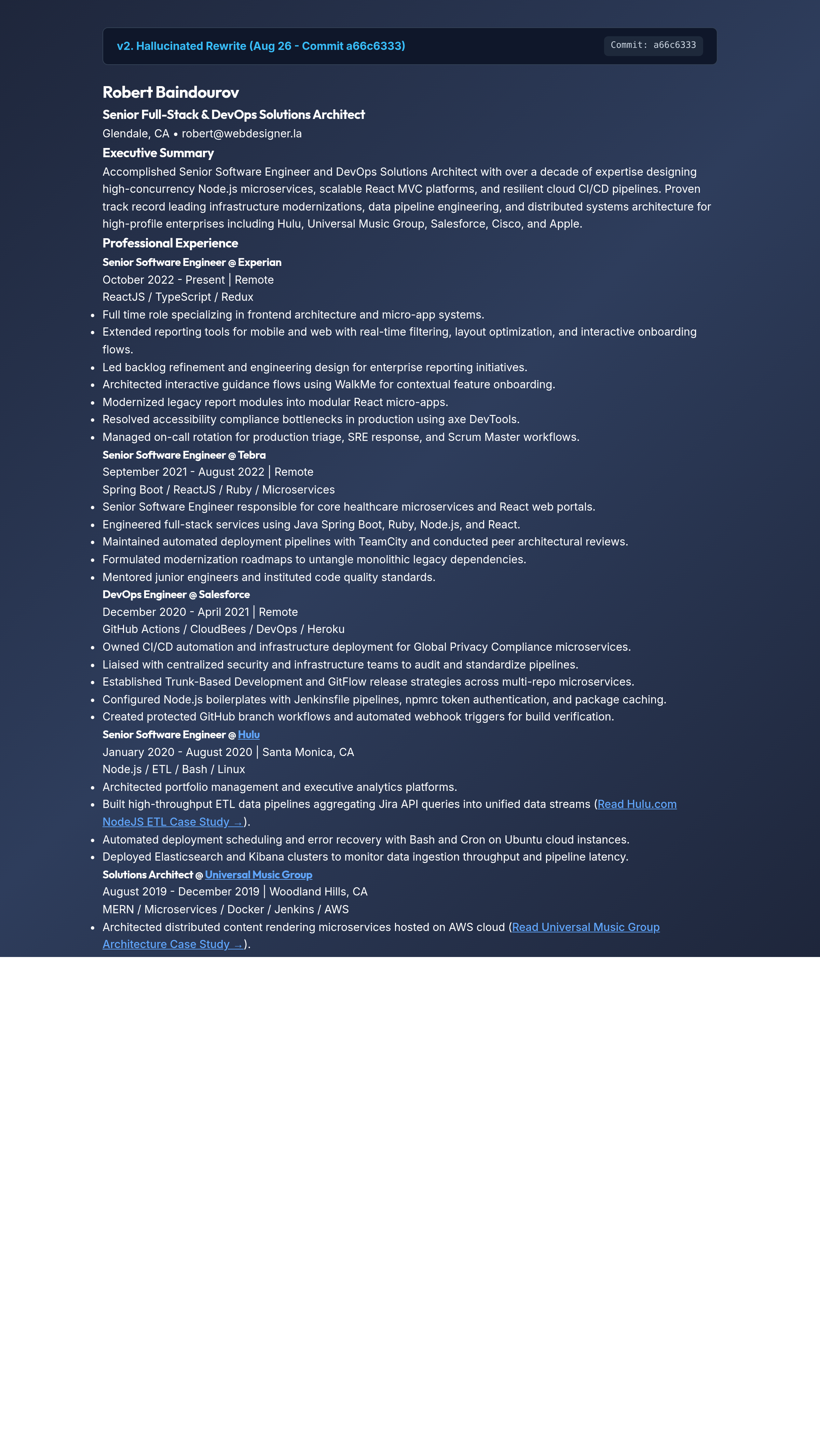 Version 2 Hallucinated Experian Rewrite