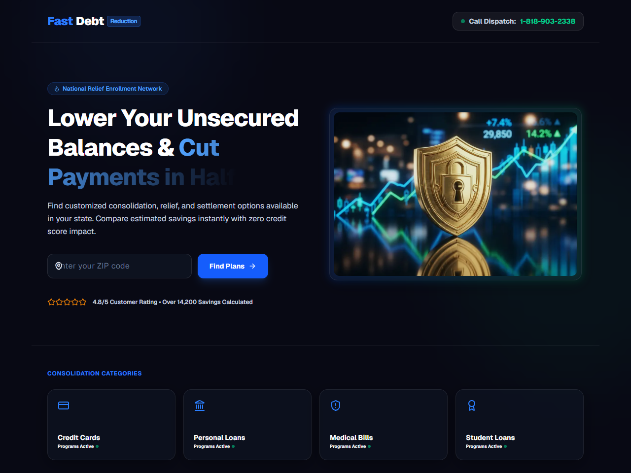 Fastdebtreduction Inc. Website Design