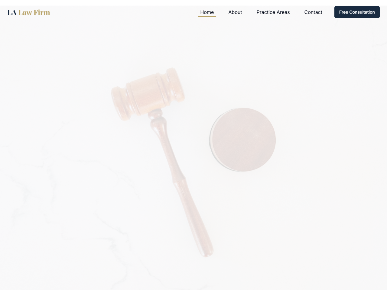 Los Angeles Law Firm Website Design