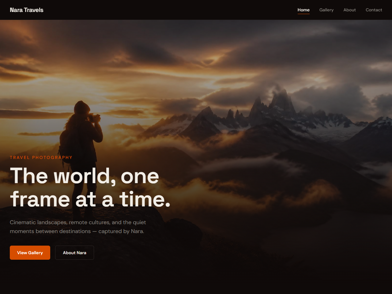 Naratravels Inc. Website Design