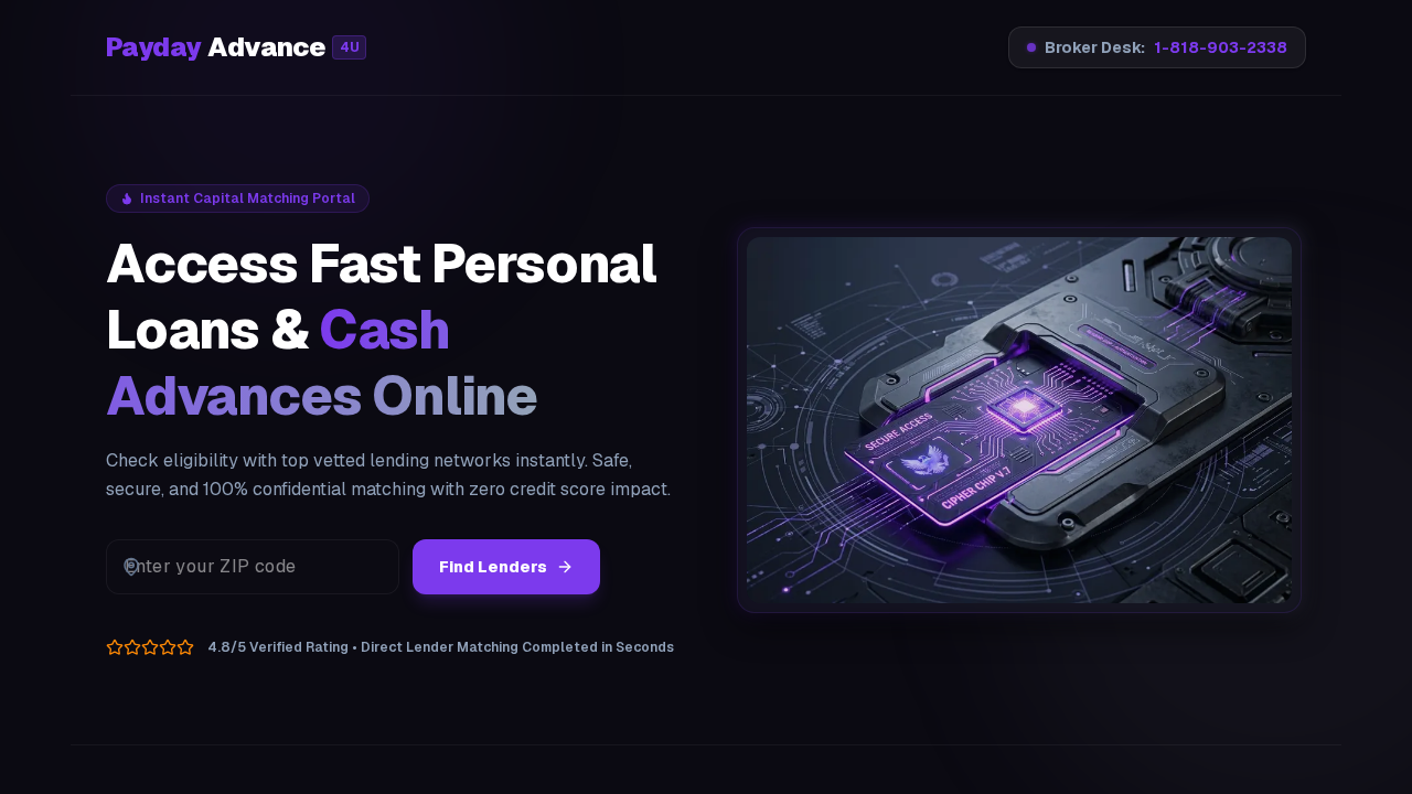 Paydayadvance4u Inc. Website Design