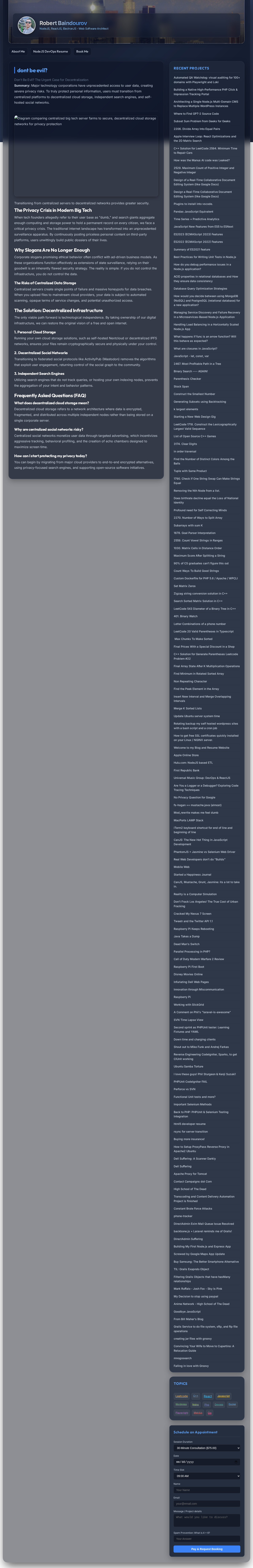 Diagram comparing centralized big tech server farms to secure, decentralized cloud storage networks for privacy protection