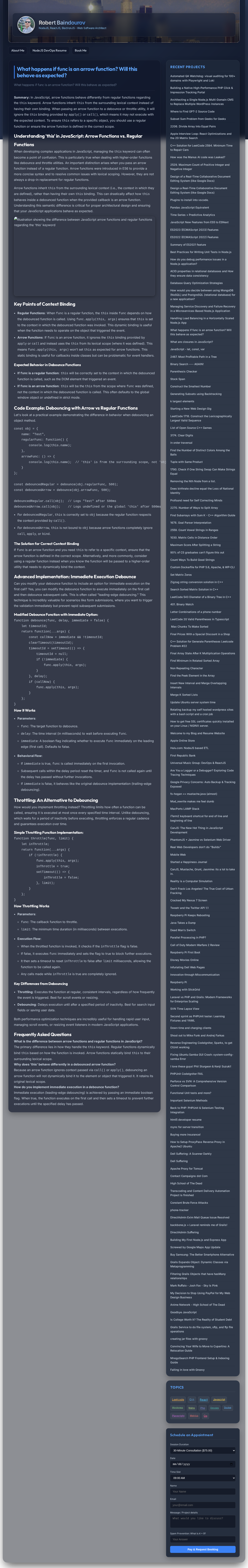 Illustration showing the difference between JavaScript arrow functions and regular functions regarding the 'this' keyword